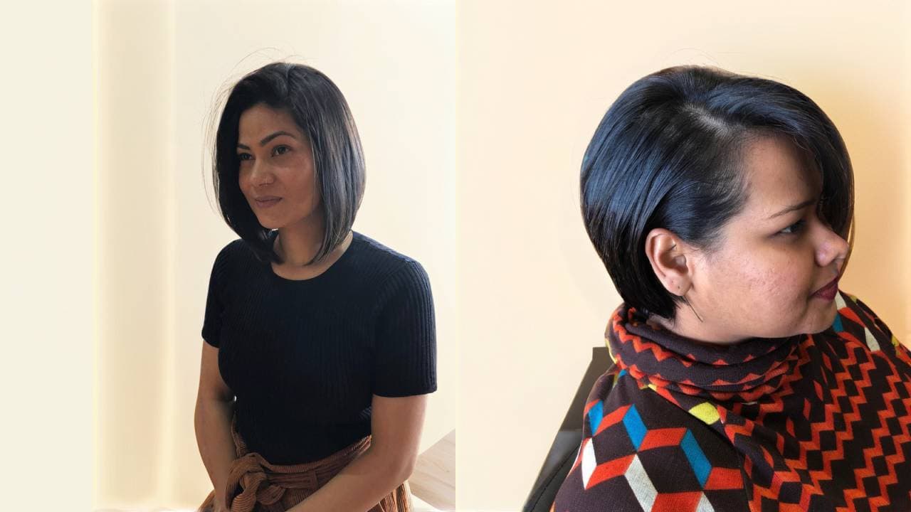 Men's stylish haircut